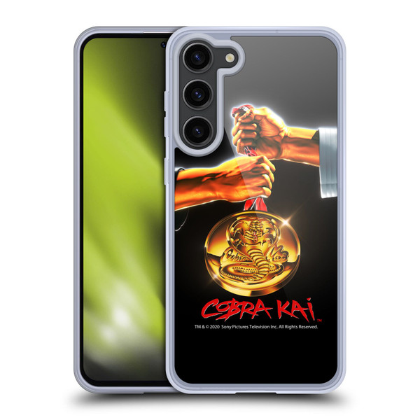 Cobra Kai Graphics Gold Medal Soft Gel Case for Samsung Galaxy S23+ 5G