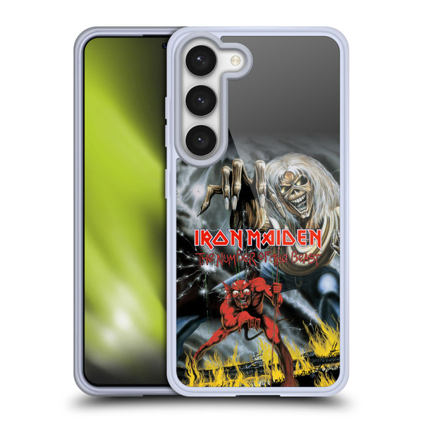 Iron Maiden Graphics The Number Of The Beast Soft Gel Case for Samsung Galaxy S23 5G