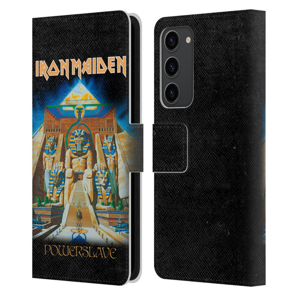 Iron Maiden Album Covers Powerslave Leather Book Wallet Case Cover For Samsung Galaxy S23+ 5G