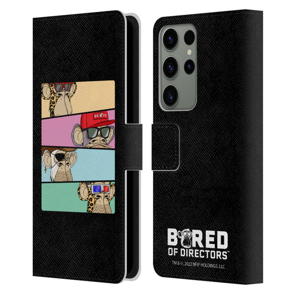 Bored of Directors Key Art Group Leather Book Wallet Case Cover For Samsung Galaxy S23 Ultra 5G