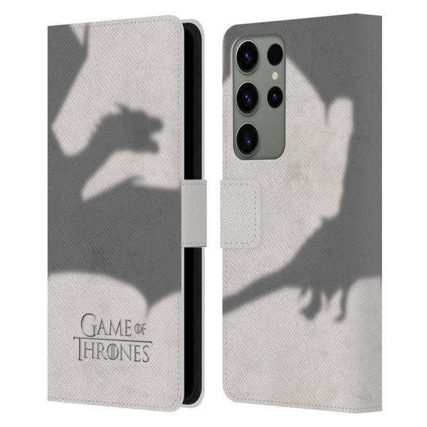 HBO Game of Thrones Key Art Dragon Leather Book Wallet Case Cover For Samsung Galaxy S23 Ultra 5G