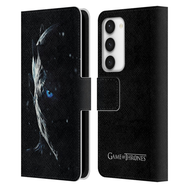 HBO Game of Thrones Season 7 Key Art Night King Leather Book Wallet Case Cover For Samsung Galaxy S23 5G