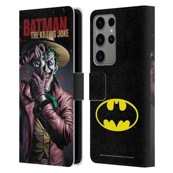 Batman DC Comics Famous Comic Book Covers The Killing Joke Leather Book Wallet Case Cover For Samsung Galaxy S23 Ultra 5G