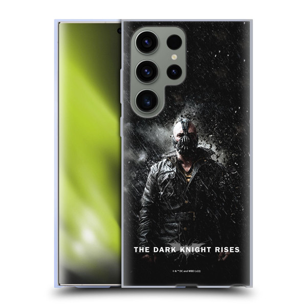 The Dark Knight Rises Key Art Bane Rain Poster Soft Gel Case for Samsung Galaxy S23 Ultra 5G