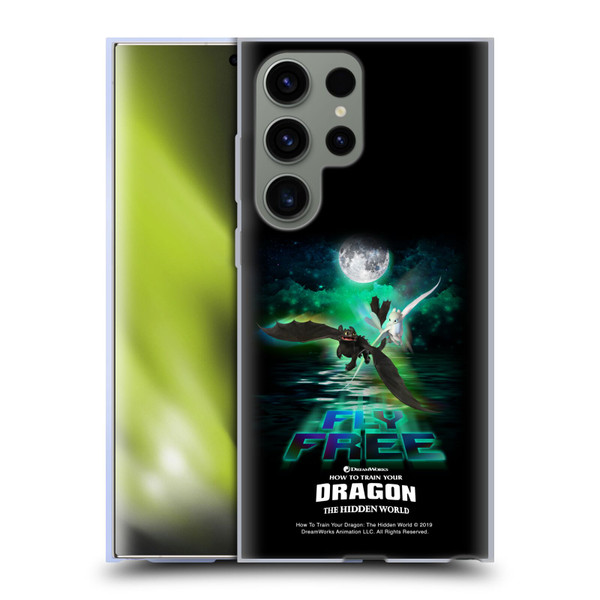 How To Train Your Dragon III Night And Light Toothless & Light Fury Fly Soft Gel Case for Samsung Galaxy S23 Ultra 5G