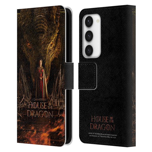 House Of The Dragon: Television Series Key Art Poster 1 Leather Book Wallet Case Cover For Samsung Galaxy S23 5G