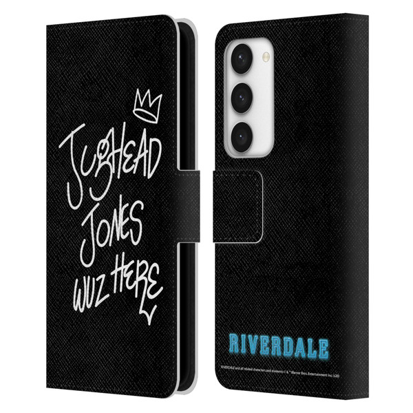 Riverdale Graphic Art Jughead Wuz Here Leather Book Wallet Case Cover For Samsung Galaxy S23 5G