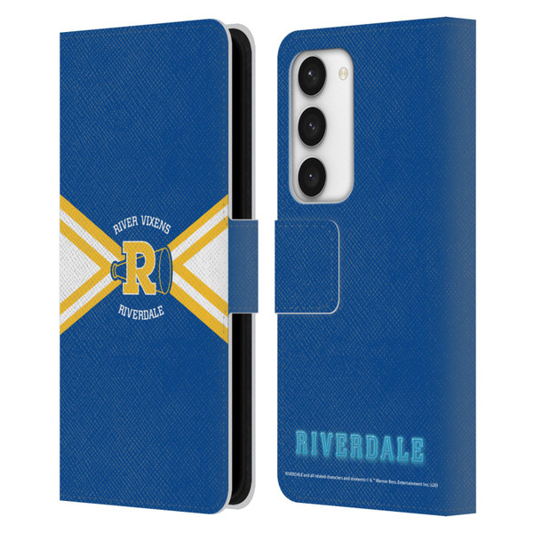 Riverdale Graphic Art River Vixens Uniform Leather Book Wallet Case Cover For Samsung Galaxy S23 5G