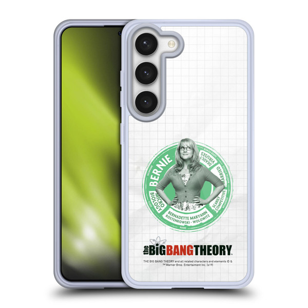 The Big Bang Theory Character Attributes Bernadette Soft Gel Case for Samsung Galaxy S23 5G