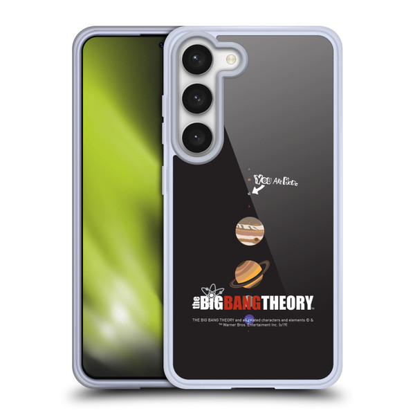 The Big Bang Theory Graphic Arts Earth Soft Gel Case for Samsung Galaxy S23 5G