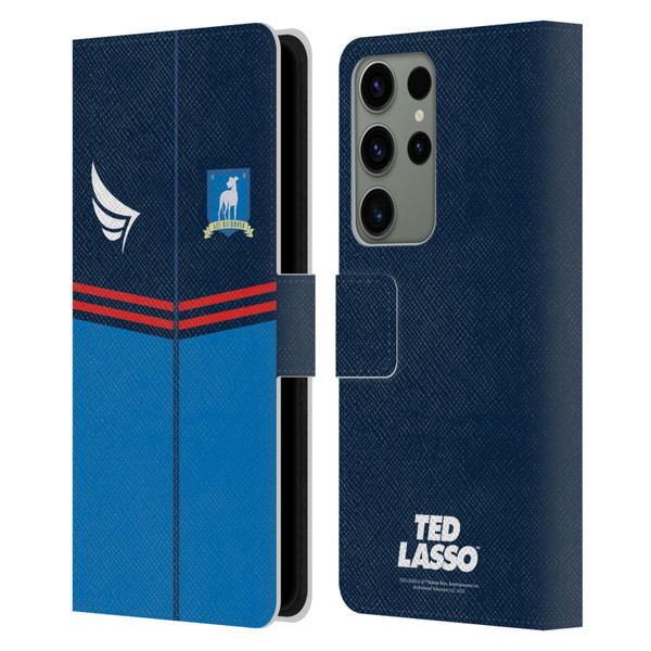 Ted Lasso Season 1 Graphics Jacket Leather Book Wallet Case Cover For Samsung Galaxy S23 Ultra 5G
