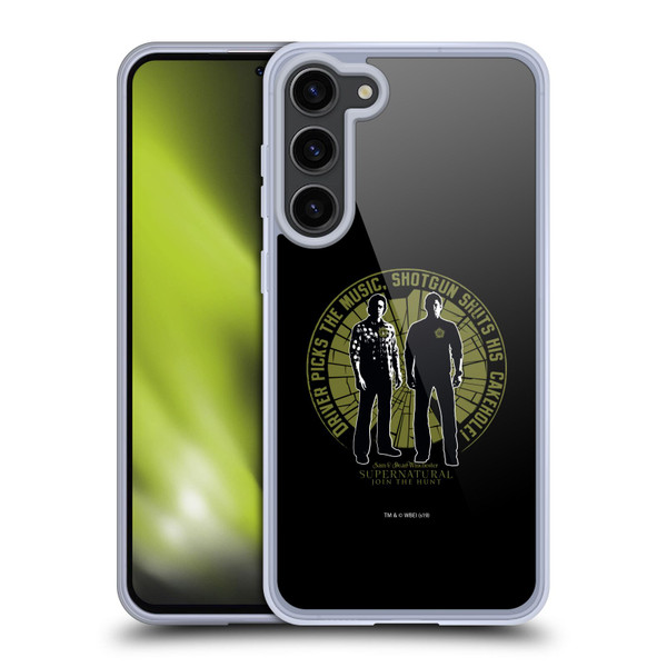 Supernatural Graphic Sam & Dean Soft Gel Case for Samsung Galaxy S23+ 5G