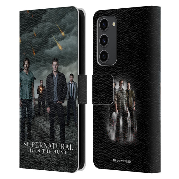 Supernatural Key Art Season 12 Group Leather Book Wallet Case Cover For Samsung Galaxy S23+ 5G