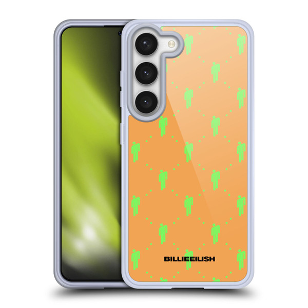 Billie Eilish Key Art Blohsh Pattern Soft Gel Case for Samsung Galaxy S23 5G