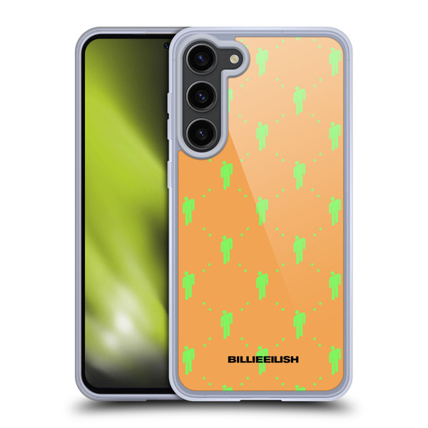 Billie Eilish Key Art Blohsh Pattern Soft Gel Case for Samsung Galaxy S23+ 5G