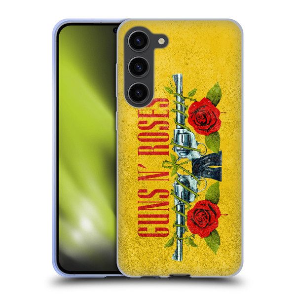 Guns N' Roses Vintage Pistols Soft Gel Case for Samsung Galaxy S23+ 5G