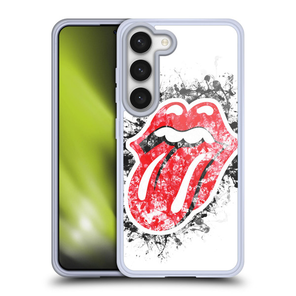 The Rolling Stones Licks Collection Distressed Look Tongue Soft Gel Case for Samsung Galaxy S23 5G