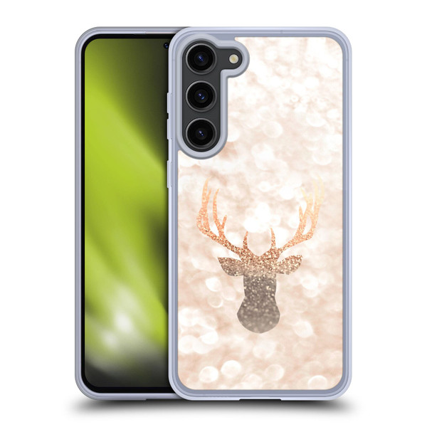 Monika Strigel Champagne Gold Deer Soft Gel Case for Samsung Galaxy S23+ 5G