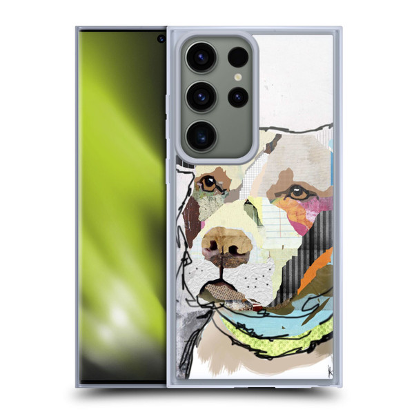 Michel Keck Dogs 3 Pit Bull Soft Gel Case for Samsung Galaxy S23 Ultra 5G