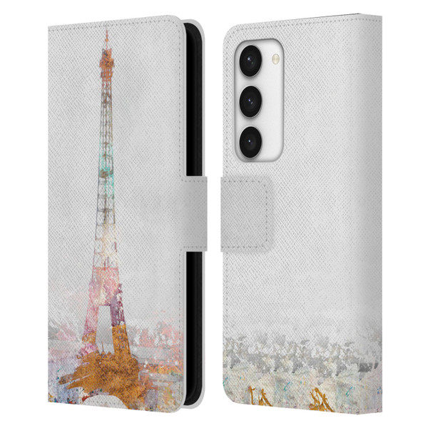 Aimee Stewart Landscapes Paris Color Splash Leather Book Wallet Case Cover For Samsung Galaxy S23 5G