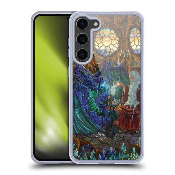 Ed Beard Jr Dragon Friendship Wizard & Dragon Soft Gel Case for Samsung Galaxy S23+ 5G
