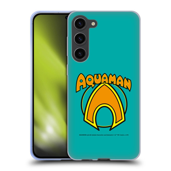 Aquaman DC Comics Logo Classic Soft Gel Case for Samsung Galaxy S23+ 5G
