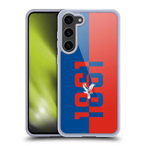 Crystal Palace FC Crest 1861 Soft Gel Case for Samsung Galaxy S23+ 5G