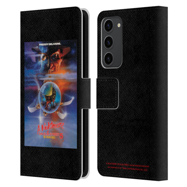 A Nightmare On Elm Street: The Dream Child Graphics Poster Leather Book Wallet Case Cover For Samsung Galaxy S23+ 5G