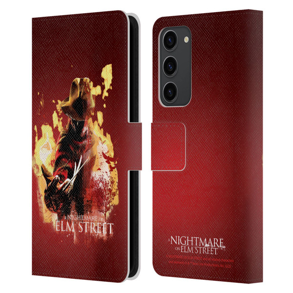 A Nightmare On Elm Street (2010) Graphics Freddy Nightmare Leather Book Wallet Case Cover For Samsung Galaxy S23+ 5G