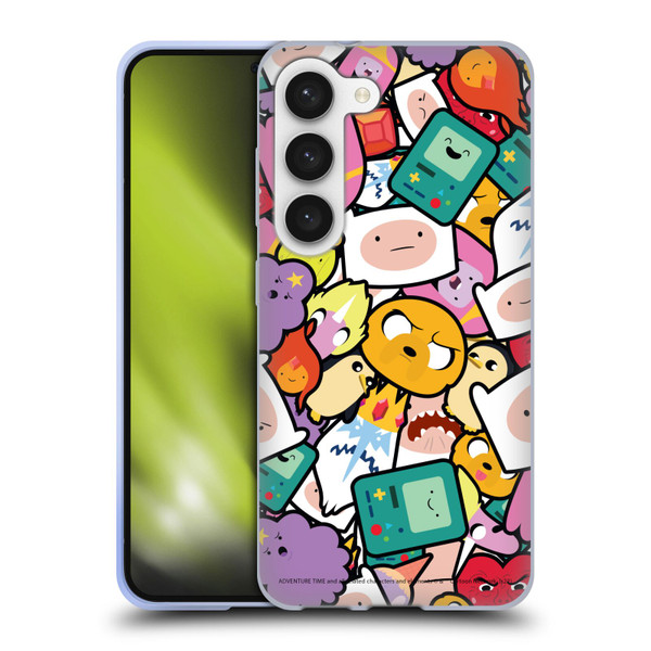 Adventure Time Graphics Pattern Soft Gel Case for Samsung Galaxy S23 5G