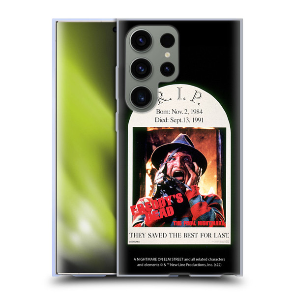 A Nightmare On Elm Street: Freddy's Dead Graphics The Final Nightmare Soft Gel Case for Samsung Galaxy S23 Ultra 5G