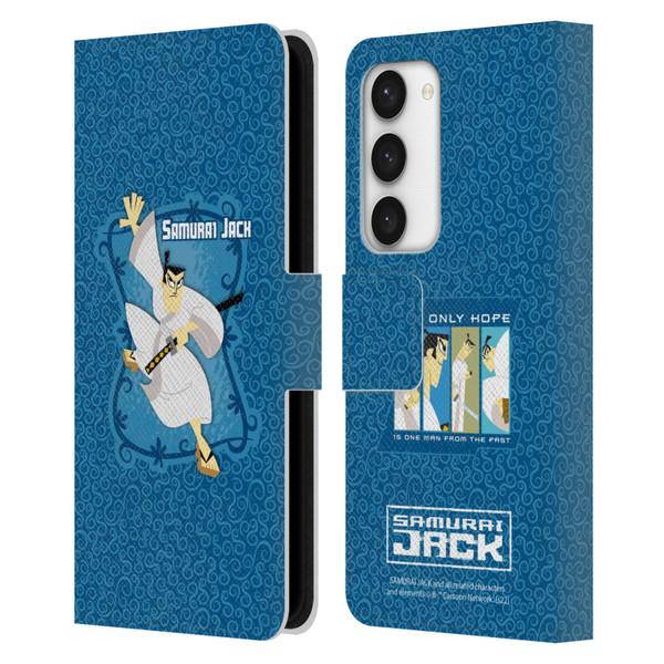 Samurai Jack Graphics Character Art 1 Leather Book Wallet Case Cover For Samsung Galaxy S23 5G