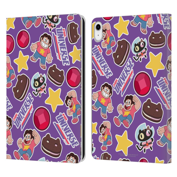 Steven Universe Graphics Icons Leather Book Wallet Case Cover For Apple iPad 10.9 (2022)