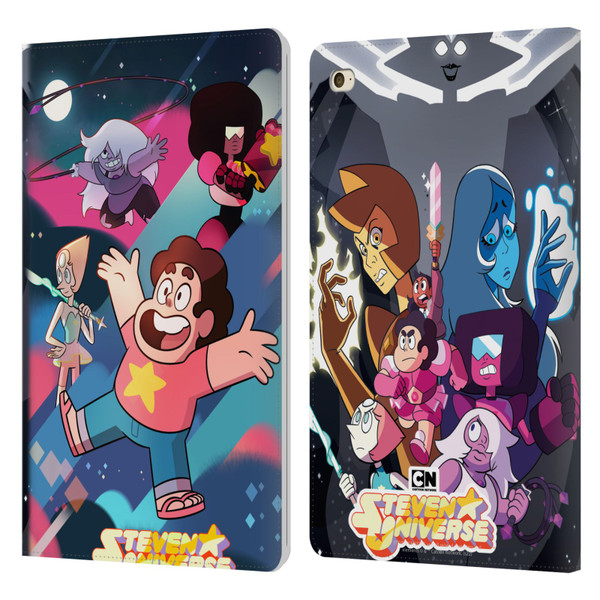 Steven Universe Graphics Characters Leather Book Wallet Case Cover For Apple iPad mini 4