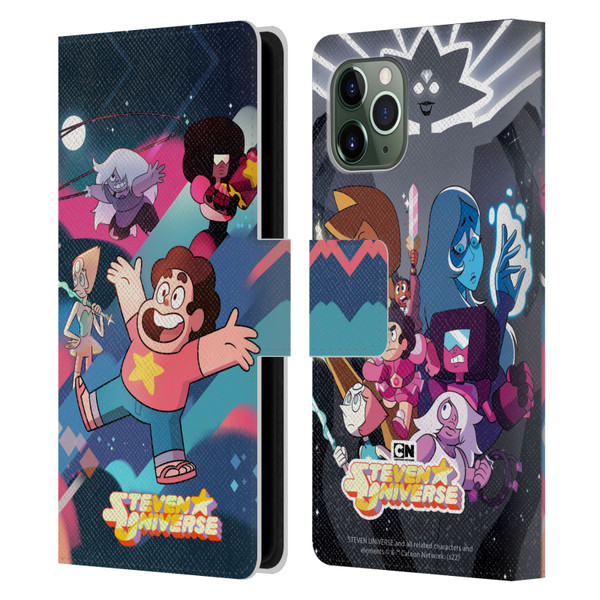 Steven Universe Graphics Characters Leather Book Wallet Case Cover For Apple iPhone 11 Pro