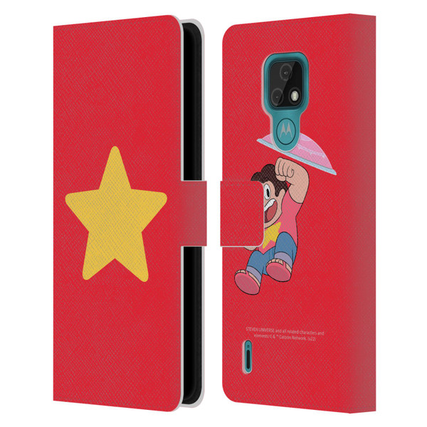 Steven Universe Graphics Logo Leather Book Wallet Case Cover For Motorola Moto E7