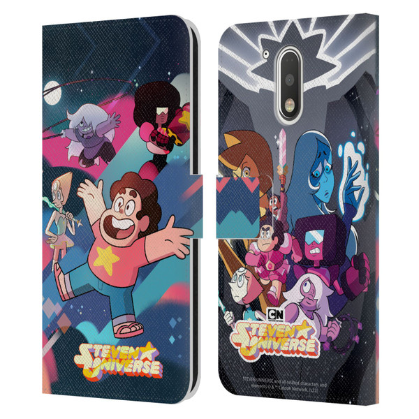 Steven Universe Graphics Characters Leather Book Wallet Case Cover For Motorola Moto G41
