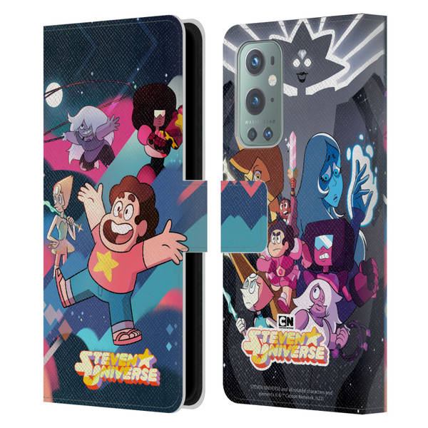 Steven Universe Graphics Characters Leather Book Wallet Case Cover For OnePlus 9