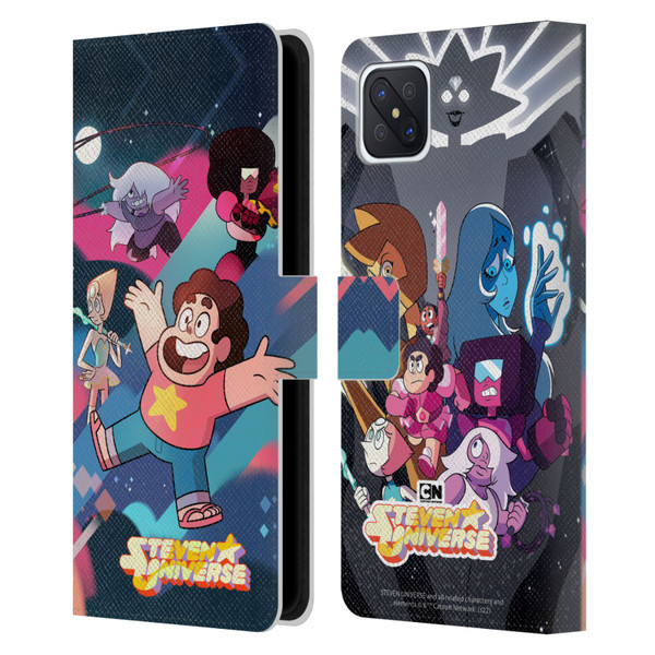 Steven Universe Graphics Characters Leather Book Wallet Case Cover For OPPO Reno4 Z 5G