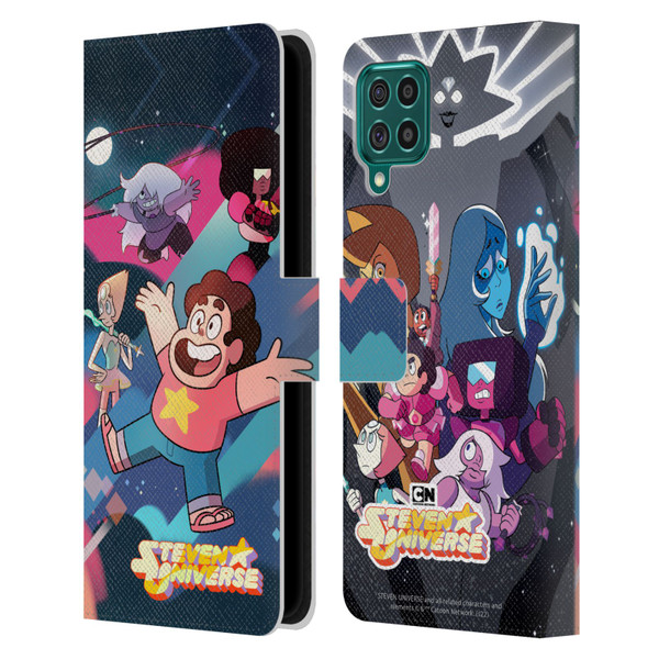 Steven Universe Graphics Characters Leather Book Wallet Case Cover For Samsung Galaxy F62 (2021)