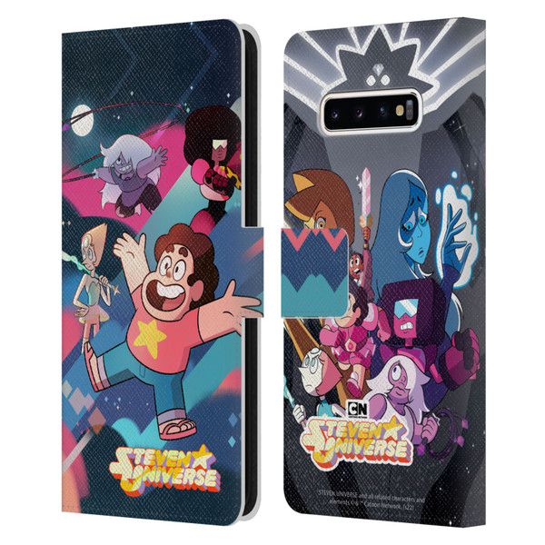 Steven Universe Graphics Characters Leather Book Wallet Case Cover For Samsung Galaxy S10+ / S10 Plus