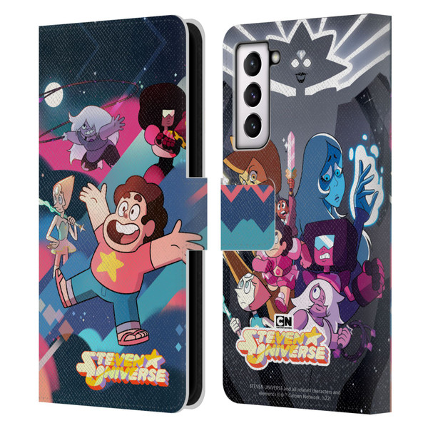 Steven Universe Graphics Characters Leather Book Wallet Case Cover For Samsung Galaxy S21 5G