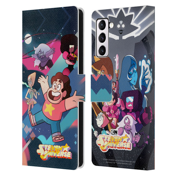 Steven Universe Graphics Characters Leather Book Wallet Case Cover For Samsung Galaxy S21+ 5G