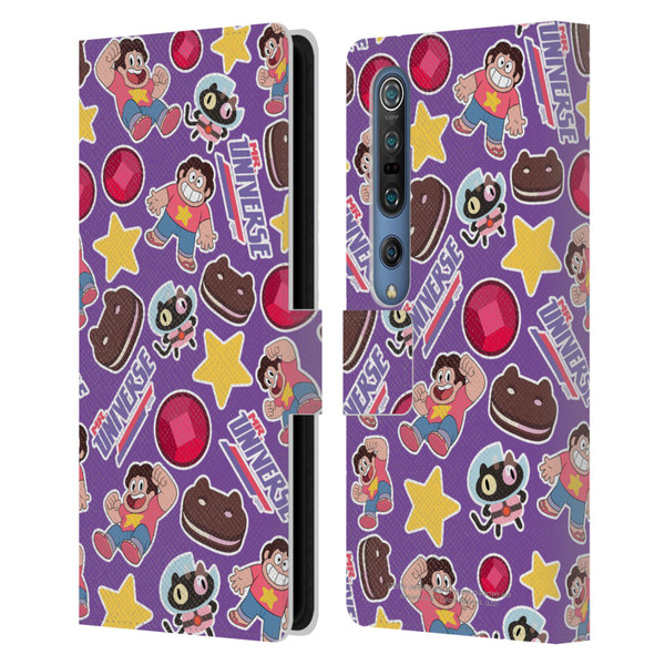 Steven Universe Graphics Icons Leather Book Wallet Case Cover For Xiaomi Mi 10 5G / Mi 10 Pro 5G
