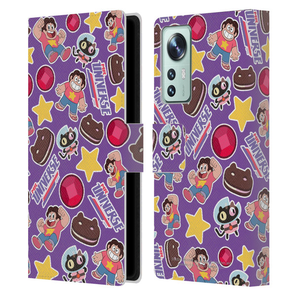 Steven Universe Graphics Icons Leather Book Wallet Case Cover For Xiaomi 12