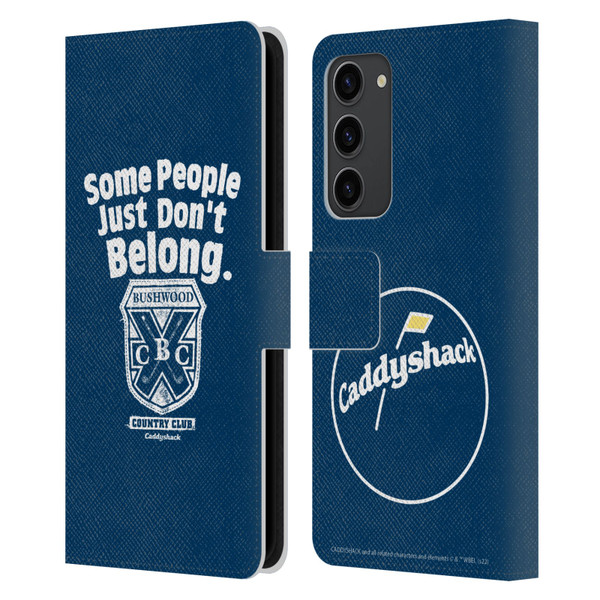 Caddyshack Graphics Some People Just Don't Belong Leather Book Wallet Case Cover For Samsung Galaxy S23+ 5G