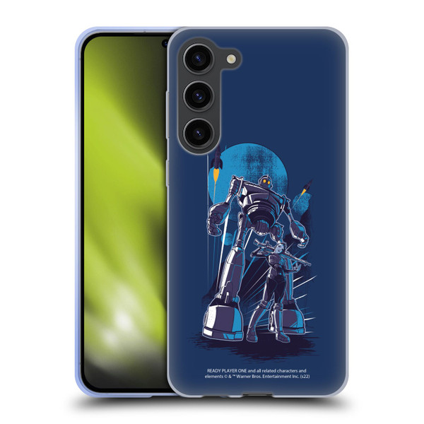 Ready Player One Graphics Iron Giant Soft Gel Case for Samsung Galaxy S23+ 5G