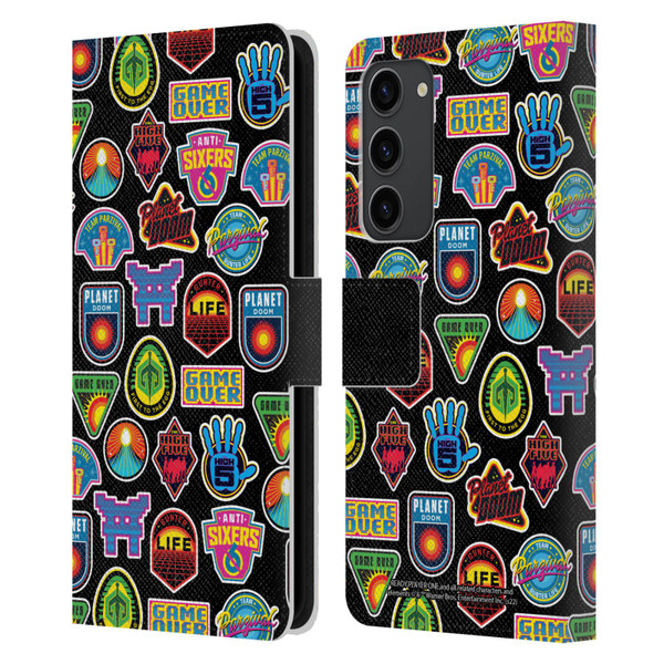 Ready Player One Graphics Collage Leather Book Wallet Case Cover For Samsung Galaxy S23+ 5G