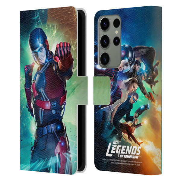 Legends Of Tomorrow Graphics Atom Leather Book Wallet Case Cover For Samsung Galaxy S23 Ultra 5G