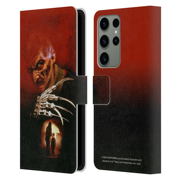 A Nightmare On Elm Street: New Nightmare Graphics Poster Leather Book Wallet Case Cover For Samsung Galaxy S23 Ultra 5G